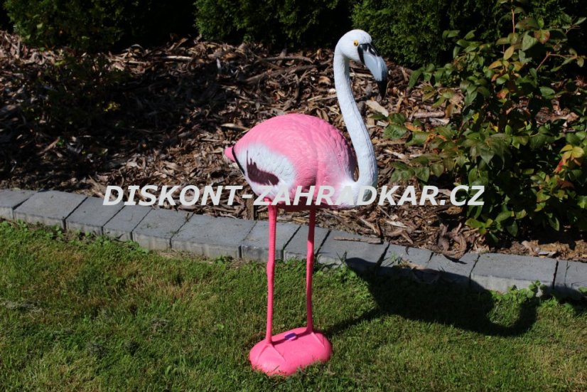 Plameňák 60x22x93cm zahradní dekorace / CH9219