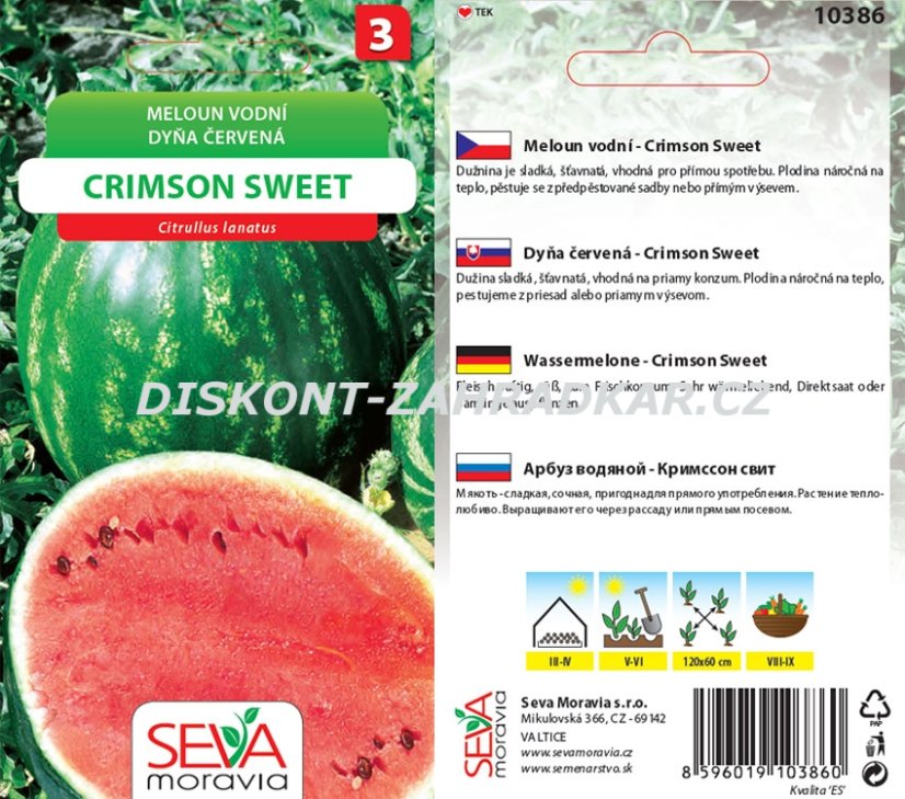 10386 Meloun vodní Crimson Sw. 0,5g / 1509