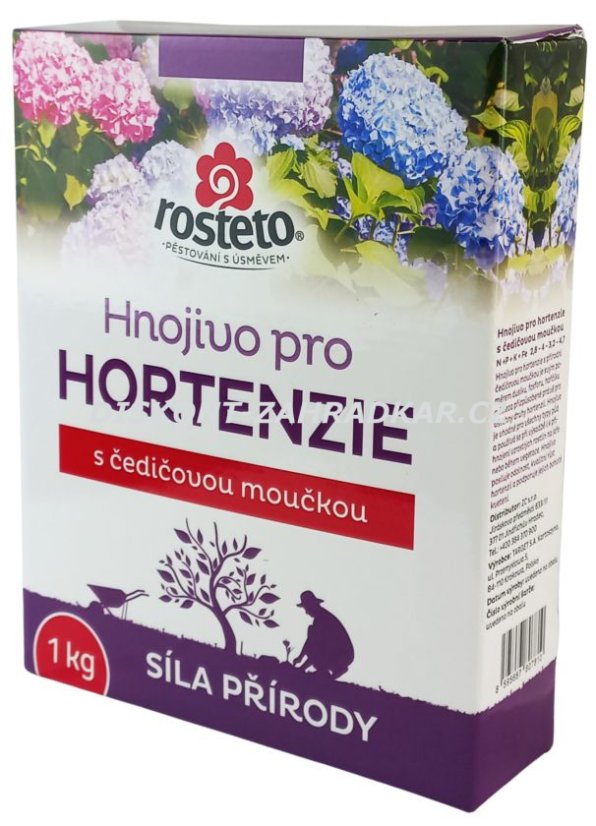 Hnojivo Rosteto Hortenzie 1kg -  s čedičovou moučkou