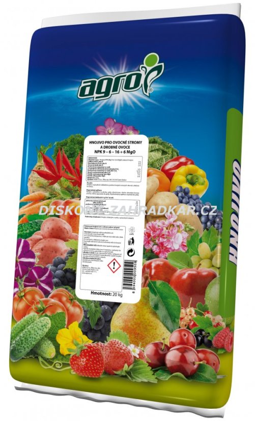 Hnojivo pro ovocné stromy a drobné ovoce 20 kg