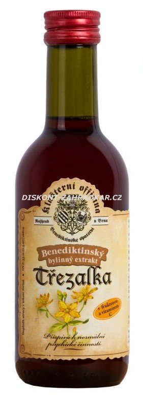 Bylinný fruktózový sirup TŘEZALKA 290 g