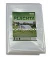 Plachta na fóliovníky čirá 5x6 m