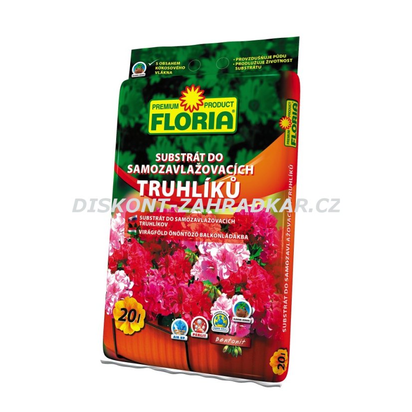 FLORIA Substrát do samozavlažovacích truhlíků 20 l