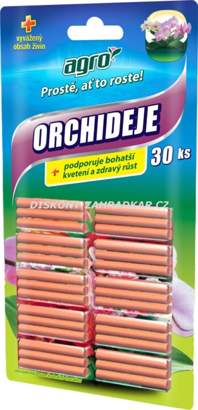 AGRO - Tyčinkové hnojivo pro orchideje 30 ks