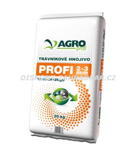 AGRO PROFI Trávníkové hnojivo 12-05-24+2MgO 20kg (PODZIMNÍ)