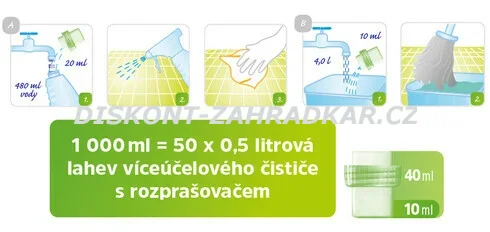 e 3379 Univerzální úklidový prostředek Black Grape 1000ml