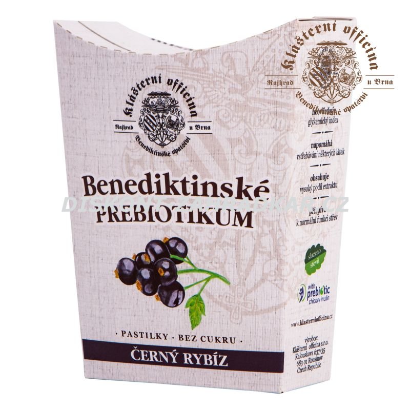 Bylinné prebiotické pastilky - Černý rybíz 20ks