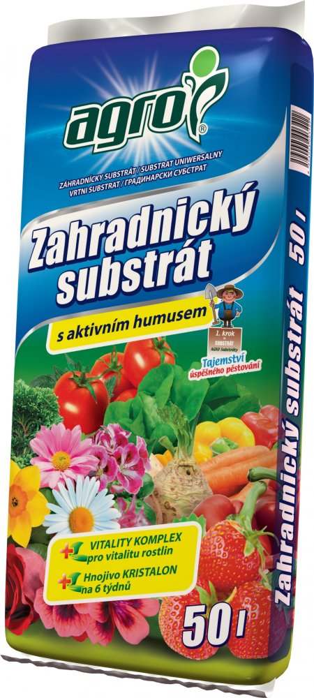 Levně AGRO Zahradnický substrát 50l