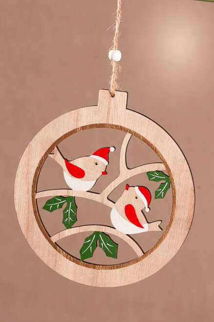 Levně Dřevěná baňka X561