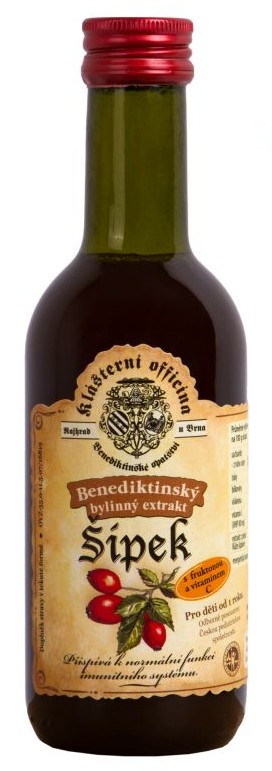 Levně Bylinný fruktózový sirup ŠÍPEK 290 g