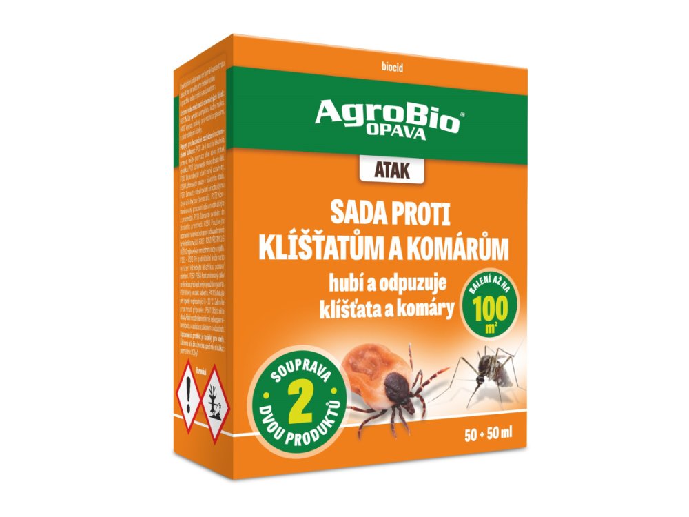 ATAK sada proti klíšťatům 50+50ml