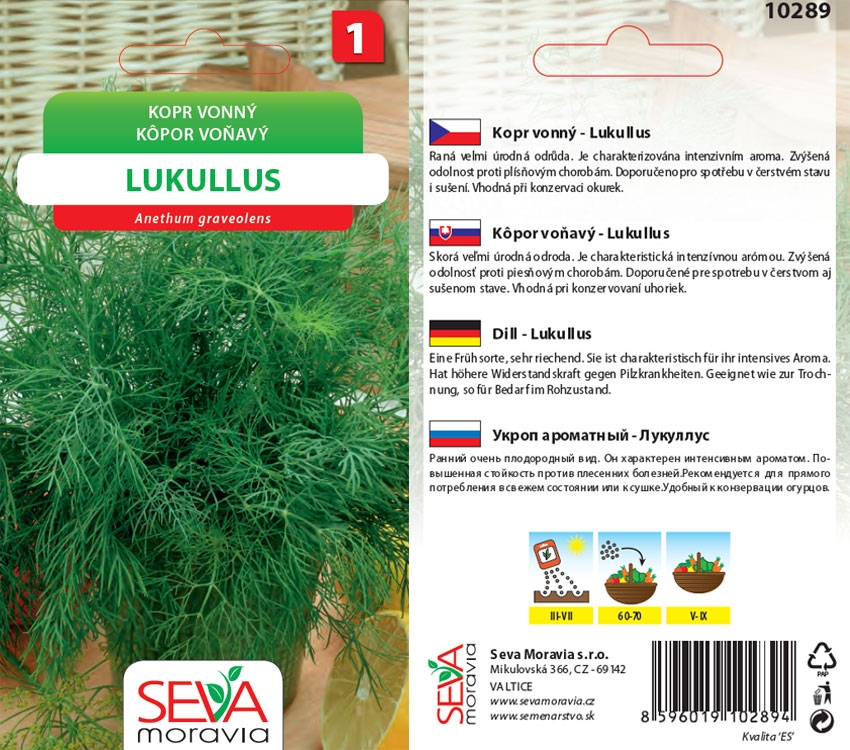 Levně 10289/1503 Kopr Lukullus 3g