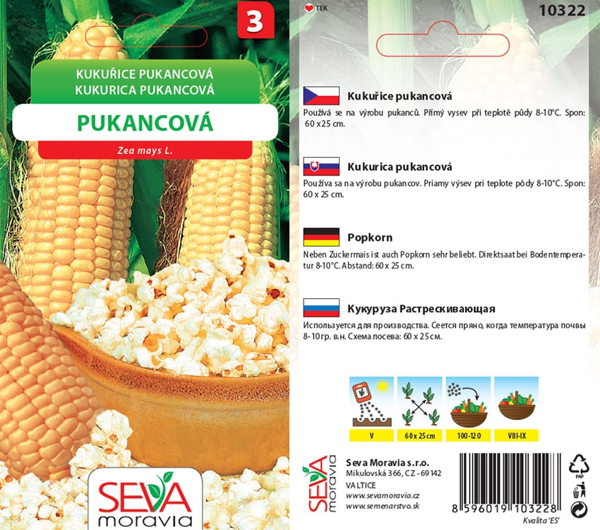 Levně 10322/1509 Kukuřice pukancová 7g