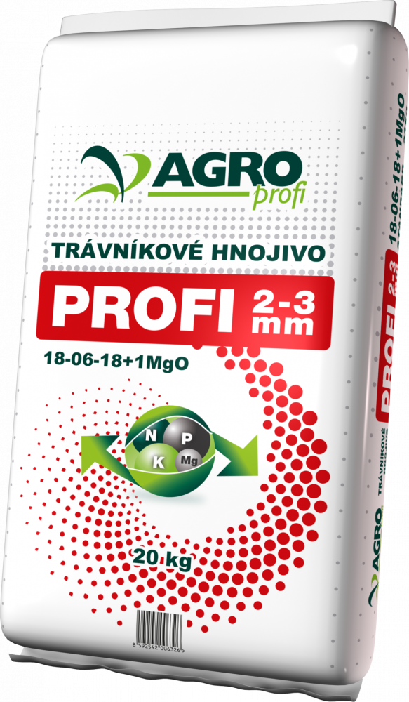 Levně AGRO PROFI Trávníkové hnojivo 18-06-18+1MgO 20 kg (LETNÍ)