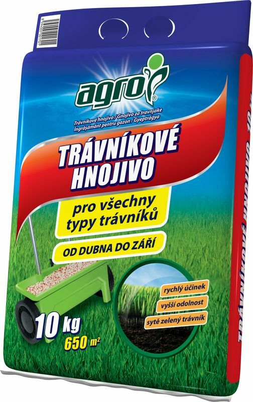 Trávníkové hnojivo pytel 10kg