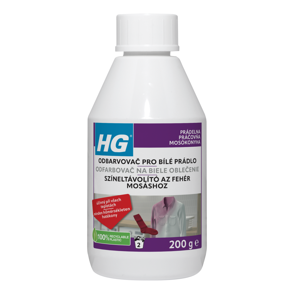 Levně HG 27503 Odbarvovač pro omylem zabarvené bílé prádlo 200g