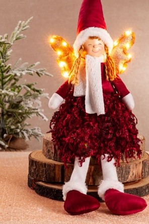 Levně Panenka Margot X516-60R červená