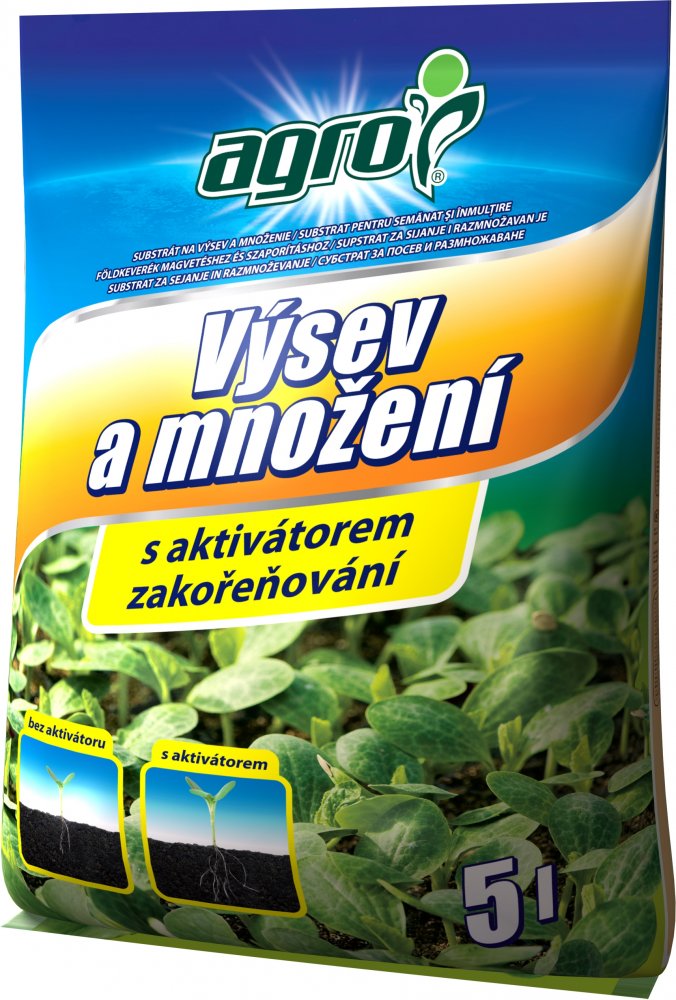 AGRO Substrát pro výsev a množení 5l