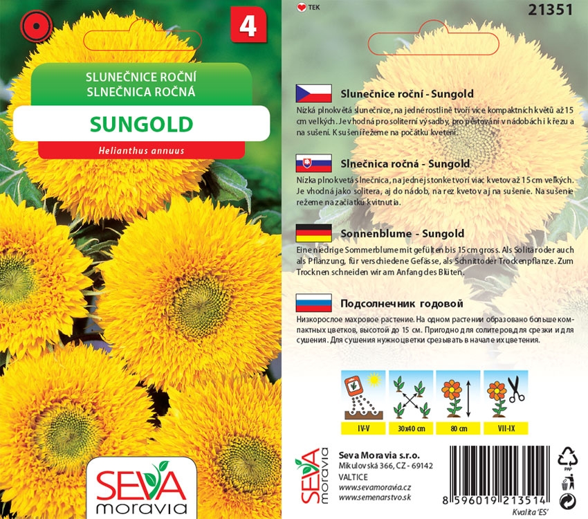 21351 Slunečnice Sungold 1g / 4305