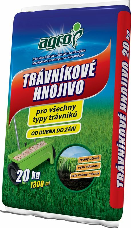 Levně Trávníkové hnojivo pytel 20 kg