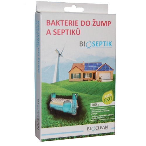 Levně BIOCLEAN Bioseptik - Bakterie do žump a septiků 100g