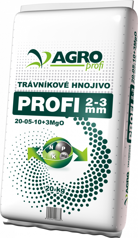 Levně AGRO PROFI Trávníkové hnojivo 20-05-10+3MgO 20kg (JARNÍ)