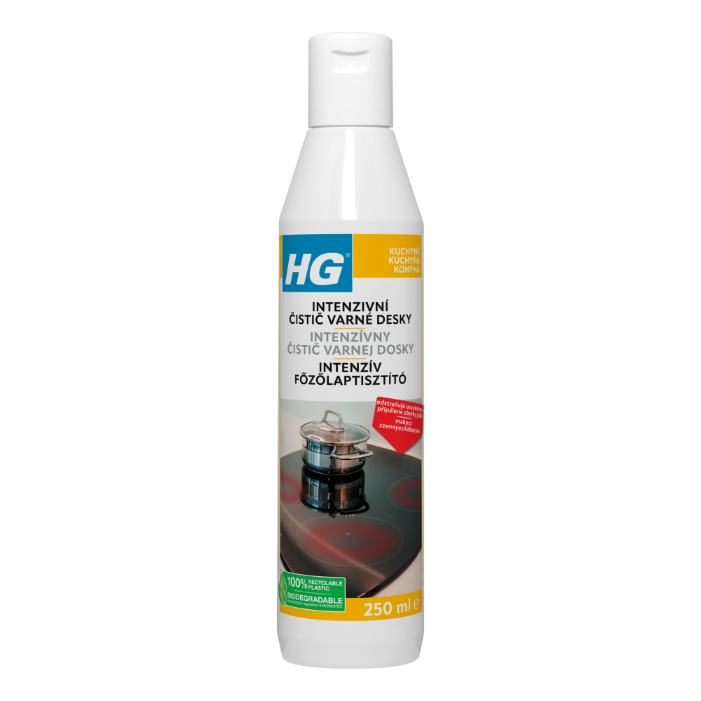 HG 10202 Intenzivní čistič varné desky 250ml