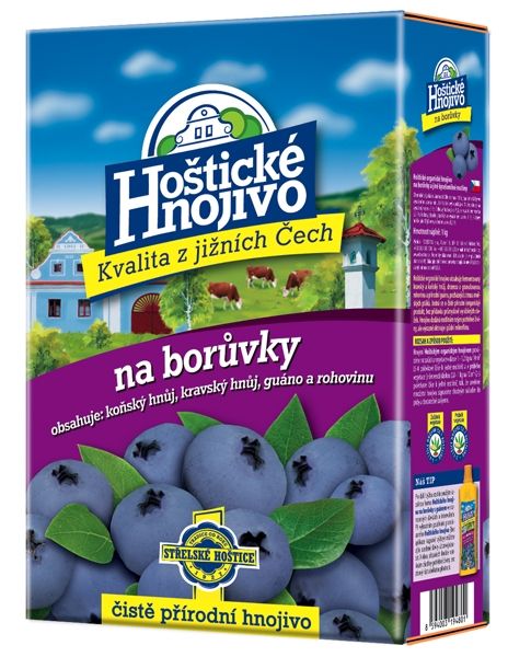 Hoštické hnojivo s guánem Borůvky 1kg