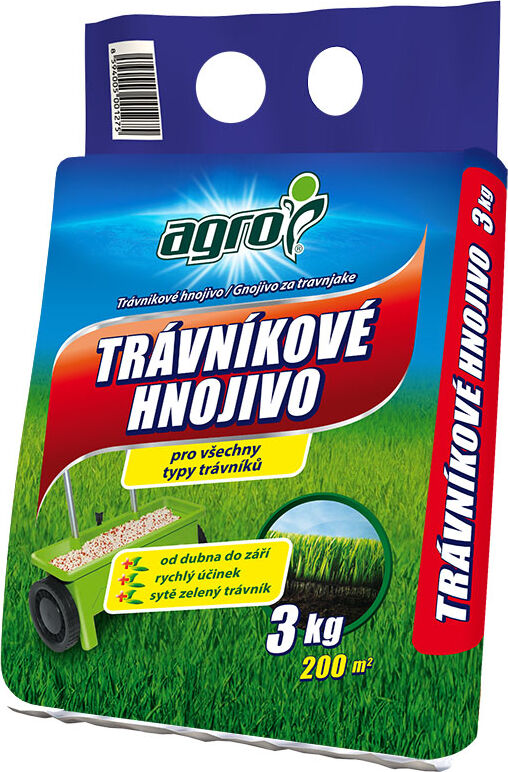 Levně AGRO Trávníkové hnojivo 3kg