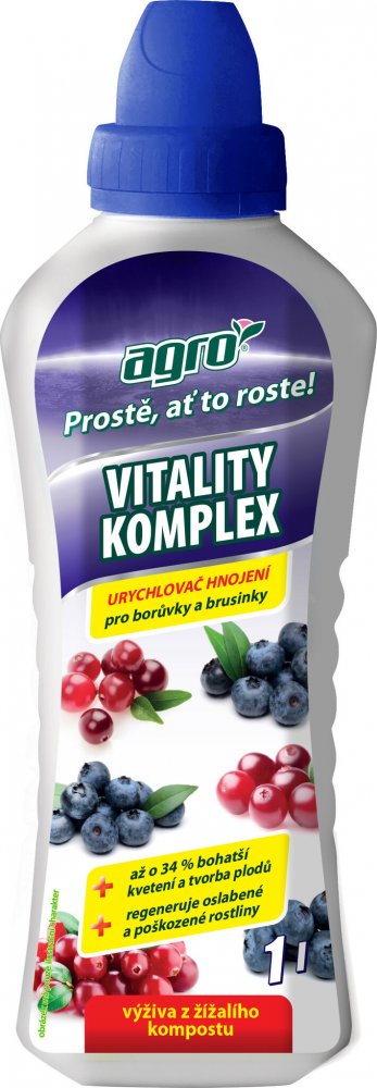 Levně AGRO Vitality komplex borůvka a brusinka 1l