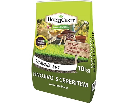 Horticerit Hnojivo pro trávník 3v1 10 kg