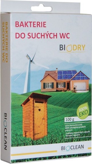 Levně BIOCLEAN Biodry - Bakterie do suchých WC 100g