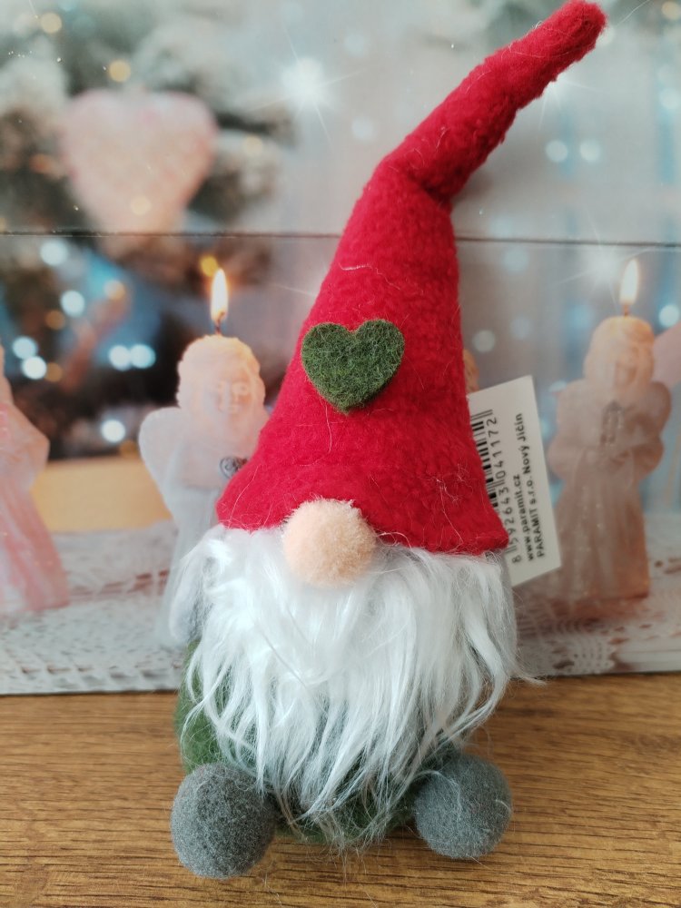 Levně Plyšový fousáč X434 zelený