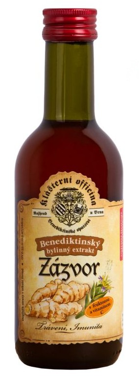 Levně Bylinný fruktózový sirup ZÁZVOR 290 g