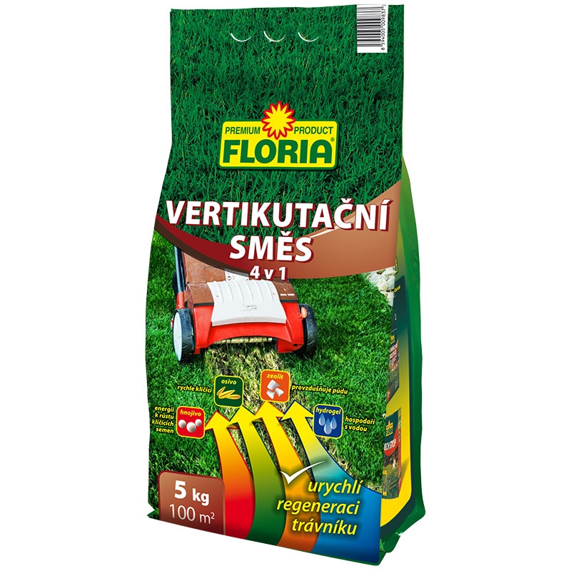 Levně FLORIA Vertikutační směs 4v1 5 kg