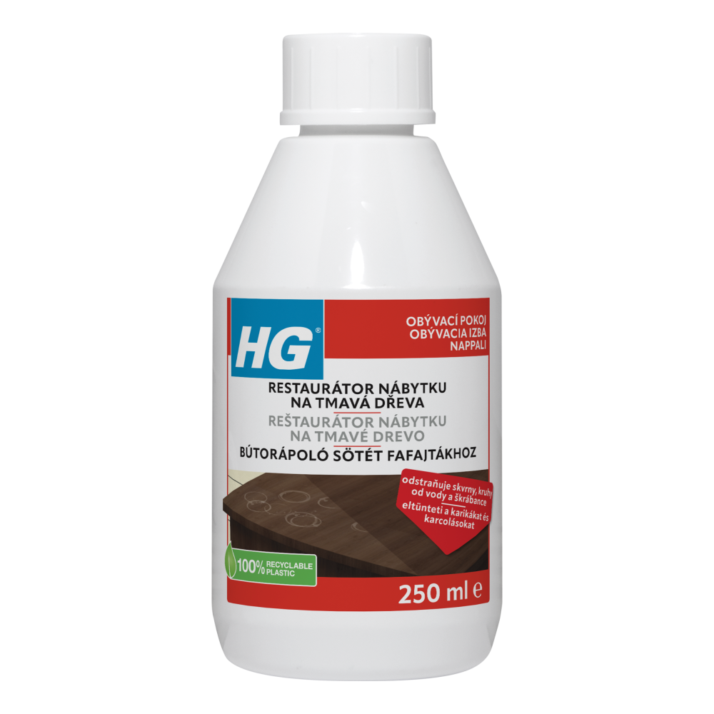 Levně HG 41003 Restaurátor nábytku pro tmavé druhy dřeva 250ml