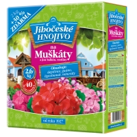 Jihočeské hnojivo - Muškáty 2kg + 30% zdarma