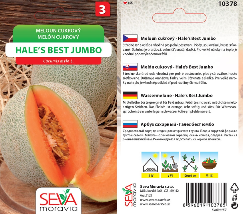 Levně 10378/1610 Meloun cuk. Hale´s ...Jumbo 0,5g