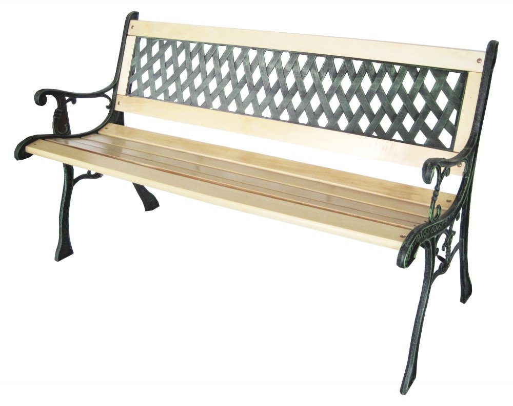 Levně CH2776 Lavička zahradní pro 2 osoby 122x56x74cm