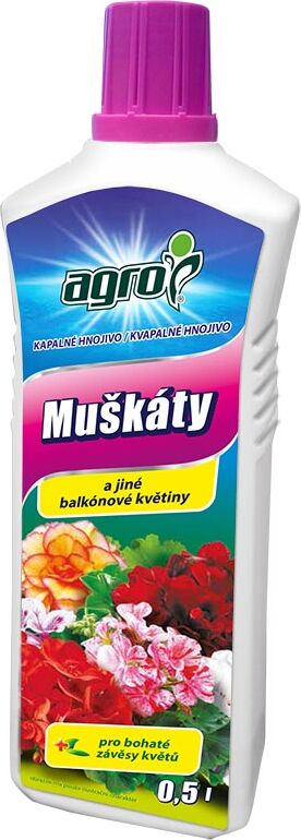 Levně AGRO Kapalné hnojivo muškáty / pelargonie 0,5 l