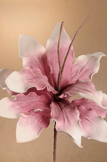Levně Květina fialová 72 cm 3-186L