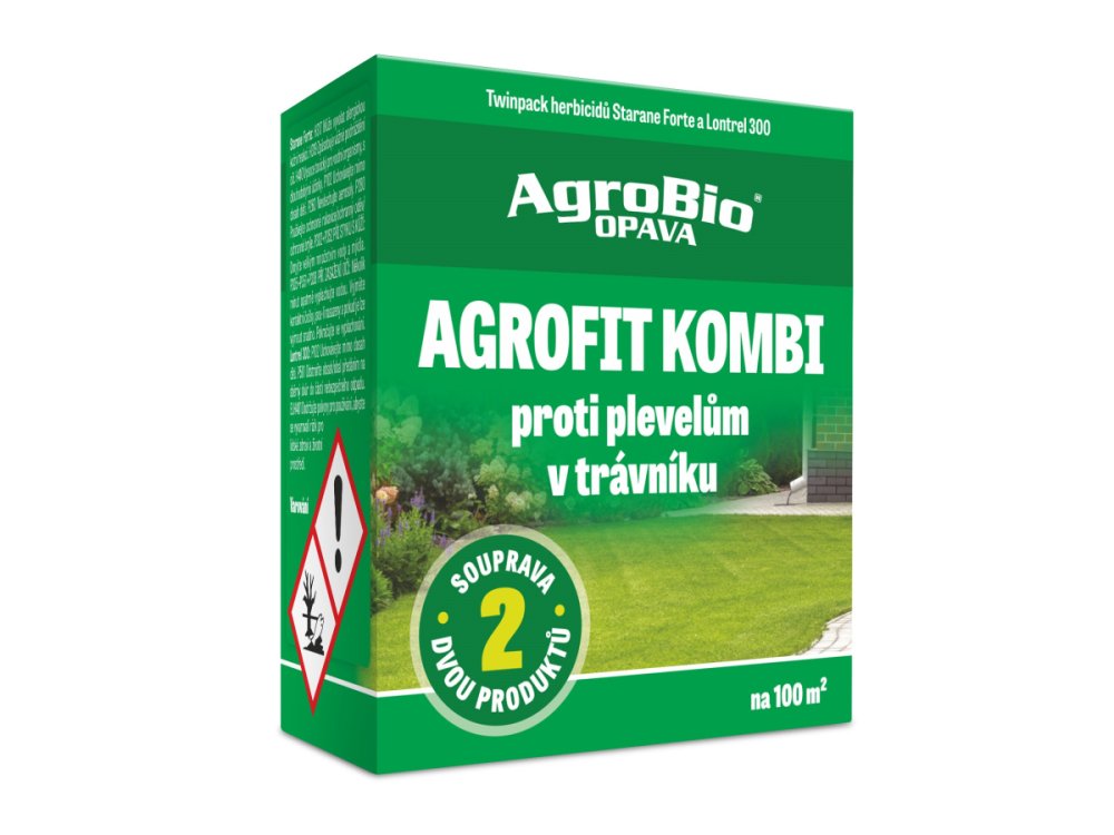 Agrofit kombi NEW Proti plevelům v trávníku na 100 m2