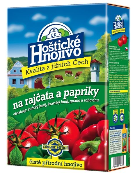 Levně Hoštické hnojivo s guánem Rajčata a papriky 1kg