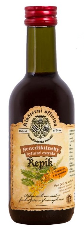 Levně Bylinný fruktózový sirup ŘEPÍK 290 g