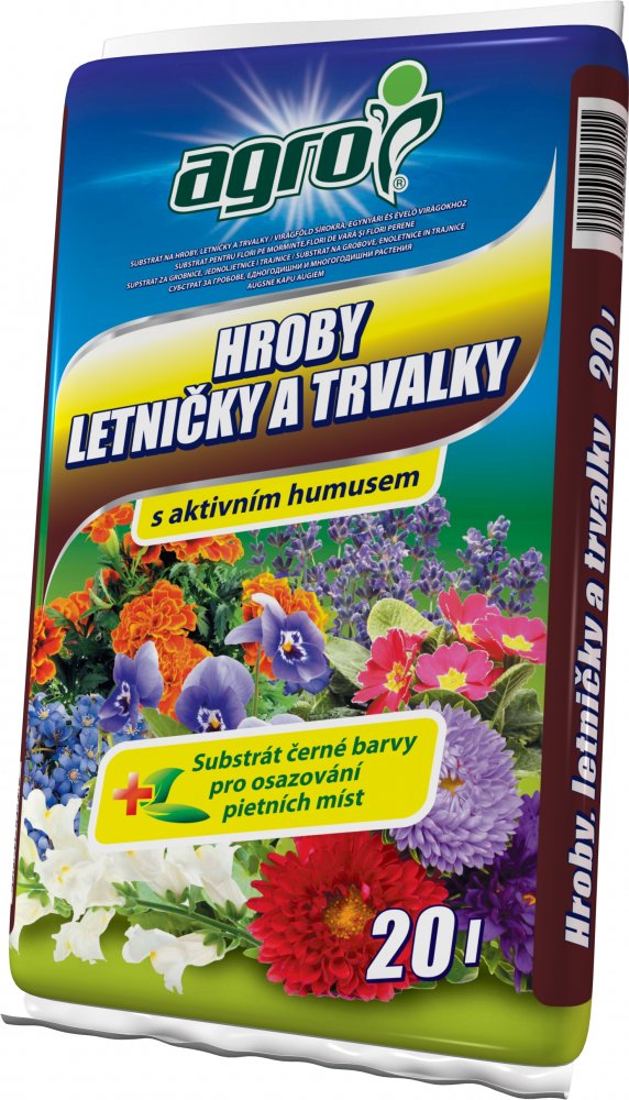 Levně AGRO Substrát na hroby 20l