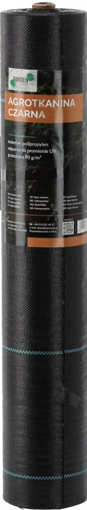 Levně Tkaná textilie černá 90g (role) 1,6x50m / CH6407