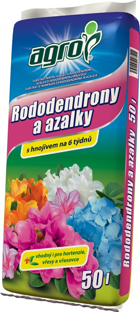 AGRO Substrát pro rododendrony a azalky 50l