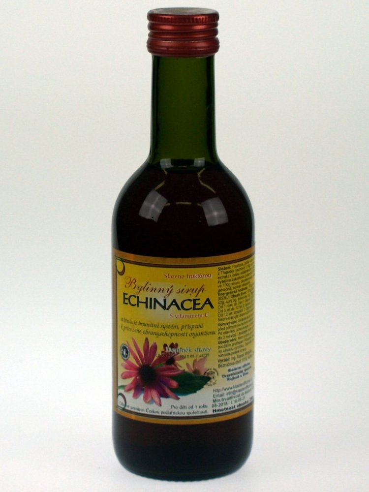 Bylinný fruktózový sirup ECHINACEA 290 g