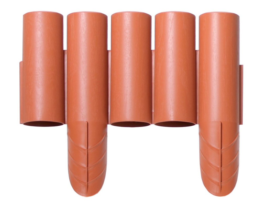 Levně Palisáda s obrubou - Terracota 2,35 m
