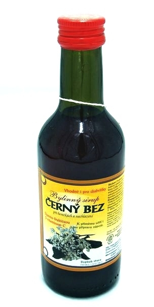 Bylinný fruktózový sirup ČERNÝ BEZ 290 g